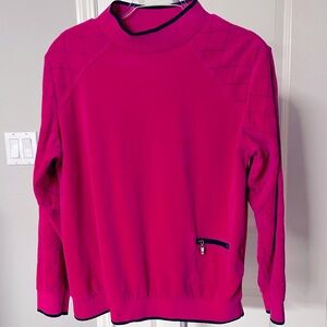 HOT PINK Juicy terry velour sweatshirt